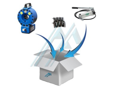 PACK imprensa, flanges, uniões e mangueira